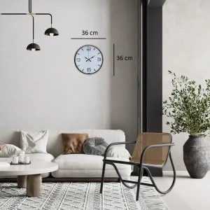 Krem Plastik Duvar Saati 36 cm · Model PP-3650X