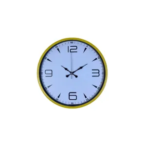 Sarı Plastik Duvar Saati 36 cm · Model PP-3650Y