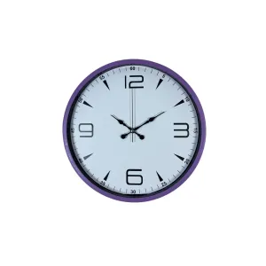 Mor Plastik Duvar Saati 36 cm · Model PP-3650Z