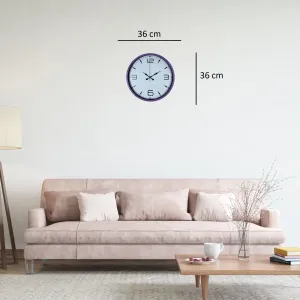Mor Plastik Duvar Saati 36 cm · Model PP-3650Z