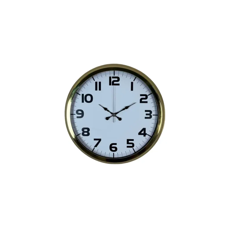 Gold Metal Duvar Saati 40 cm · Model 4036G