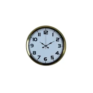 Gold Metal Duvar Saati 40 cm · Model 4036G