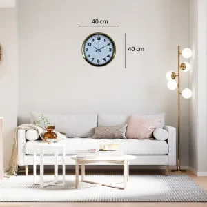 Gold Metal Duvar Saati 40 cm · Model 4036G