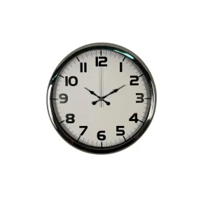 Krom Metal Duvar Saati 40 cm · Model 4036K