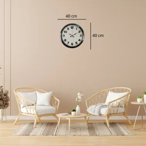 Krom Metal Duvar Saati 40 cm · Model 4036K