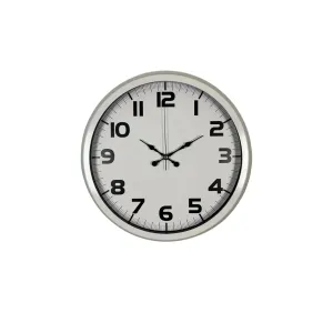 Beyaz Metal Duvar Saati 40 cm · Model 4036W