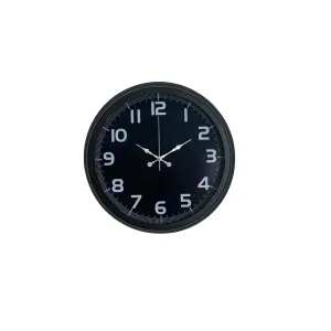 Siyah Metal Duvar Saati 40 cm · Model 4037B