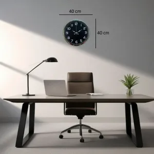 Krom Metal Duvar Saati 40 cm · Model 4037K