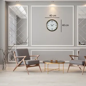 Eskitme Metal Duvar Saati 40 cm · Model 4050E