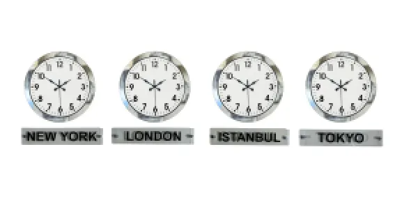 Krom Metal Tabelalı Dünya Saati 36 cm · Model DS-4XM3601K+T
