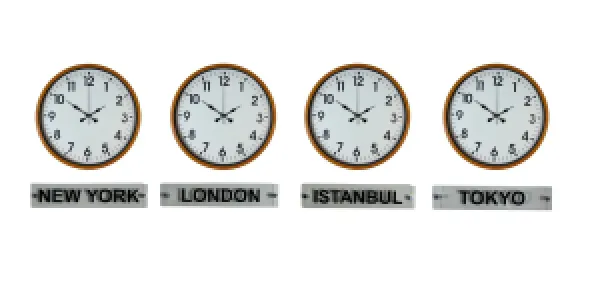 Turuncu Metal Tabelalı Dünya Saati 36 cm · Model DS-4XPP-3601O+T