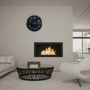Retro Görünümlü Eskitme Metal Duvar Saati 40 cm · Model 4049E
