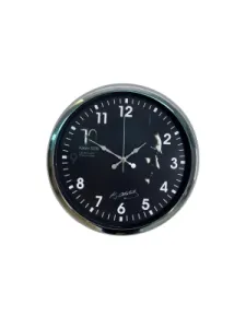 Krom Metal Duvar Saati 40 cm · Model 4049K