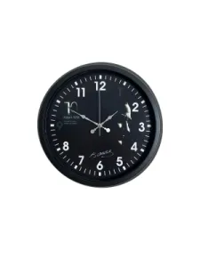 Siyah Metal Duvar Saati 40 cm · Model 4049B
