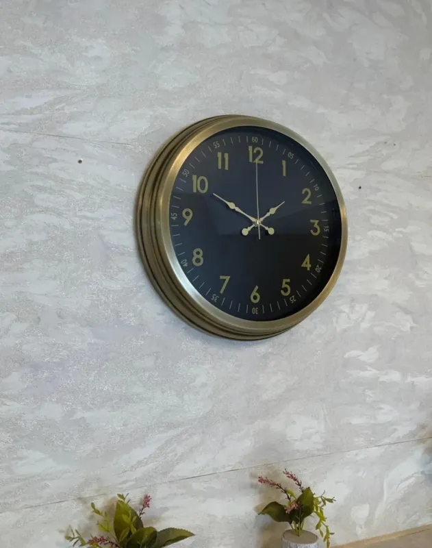 Eskitme Metal Duvar Saati 40 cm · Model 4006E