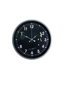 Gri Plastik Duvar Saati 36 cm · Model PP-3649K