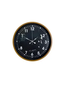 Kahverengi Plastik Duvar Saati 36 cm · Model PP-3649I