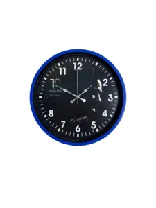 Lacivert Plastik Duvar Saati 36 cm · Model PP-3649V