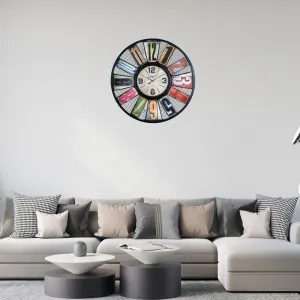 Siyah Metal Duvar Saati 60 cm · Model 61B