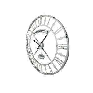 Beyaz Metal Duvar Saati 73 cm · Model 7303W