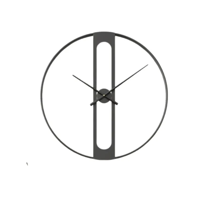 Siyah Metal Duvar Saati 60 cm · Model 60İ-B