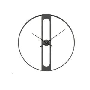 Siyah Metal Duvar Saati 60 cm · Model 60İ-B