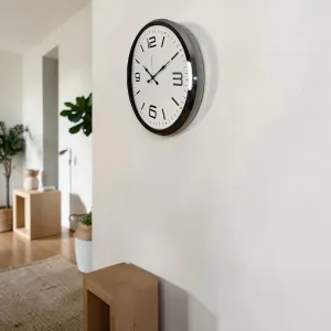 Krom Metal Duvar Saati 52 cm · Model 5208K