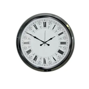 Krom Metal Duvar Saati 52 cm · Model 5263K
