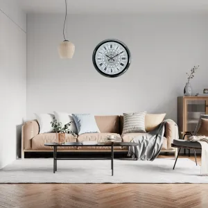 Krom Metal Duvar Saati 52 cm · Model 5269K