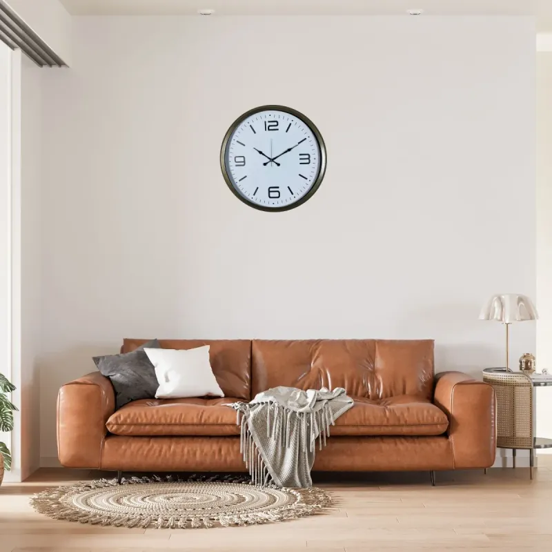 Eskitme Metal Duvar Saati 52 cm · Model 5208E