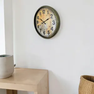 Eskitme Metal Duvar Saati 52 cm · Model 5214E