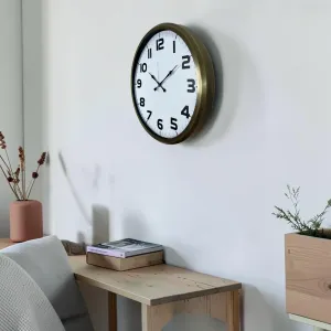 Eskitme Metal Duvar Saati 52 cm · Model 5236E