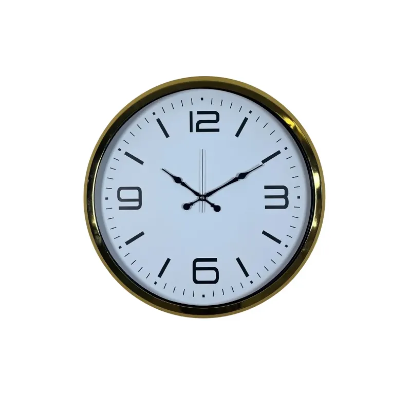 Gold Metal Duvar Saati 52 cm · Model 5208G