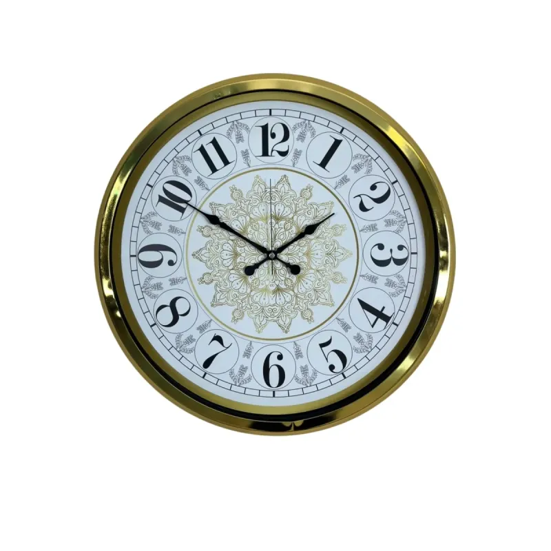 Gold Metal Duvar Saati 52 cm · Model 5217G