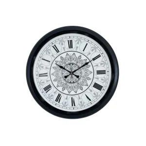 Siyah Metal Duvar Saati 52 cm · Model 5269B