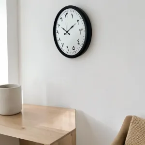 Siyah Metal Duvar Saati 52 cm · Model 5299B