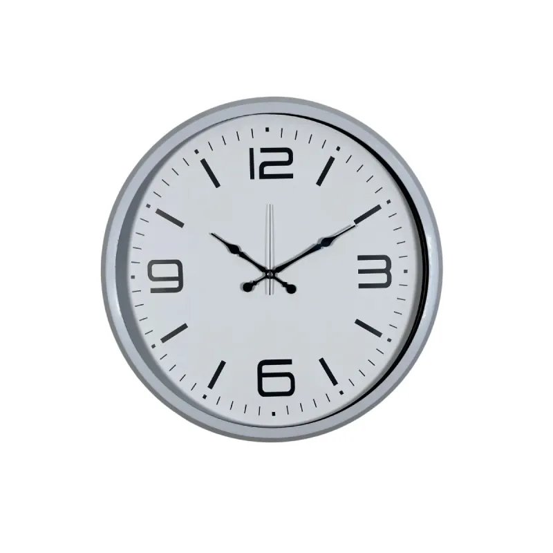 Beyaz Metal Duvar Saati 52 cm · Model 5208W