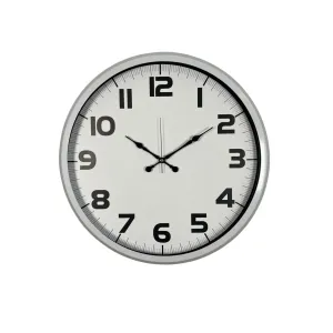 Beyaz Metal Duvar Saati 52 cm · Model 5236W