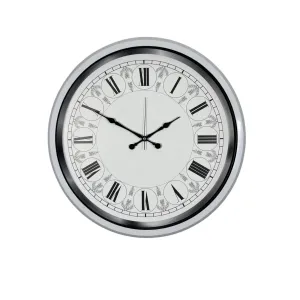 Beyaz Metal Duvar Saati 52 cm · Model 5263W