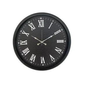 Siyah Metal Duvar Saati 52 cm · Model 5290B