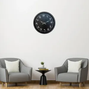 Siyah Metal Duvar Saati 52 cm · Model 5292B