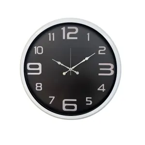 Beyaz Metal Duvar Saati 52 cm · Model 5209W