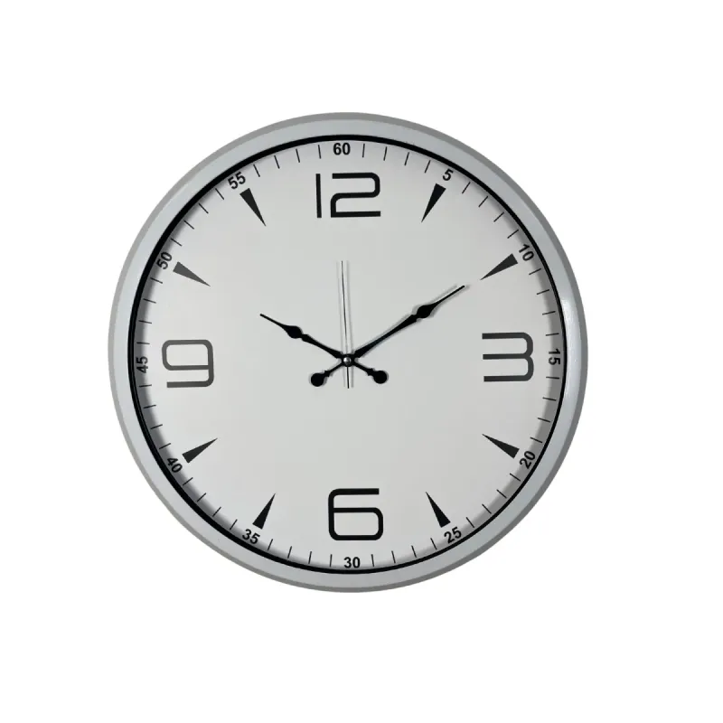 Beyaz Metal Duvar Saati 52 cm · Model 5250W