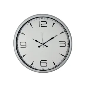 Beyaz Metal Duvar Saati 52 cm · Model 5250W