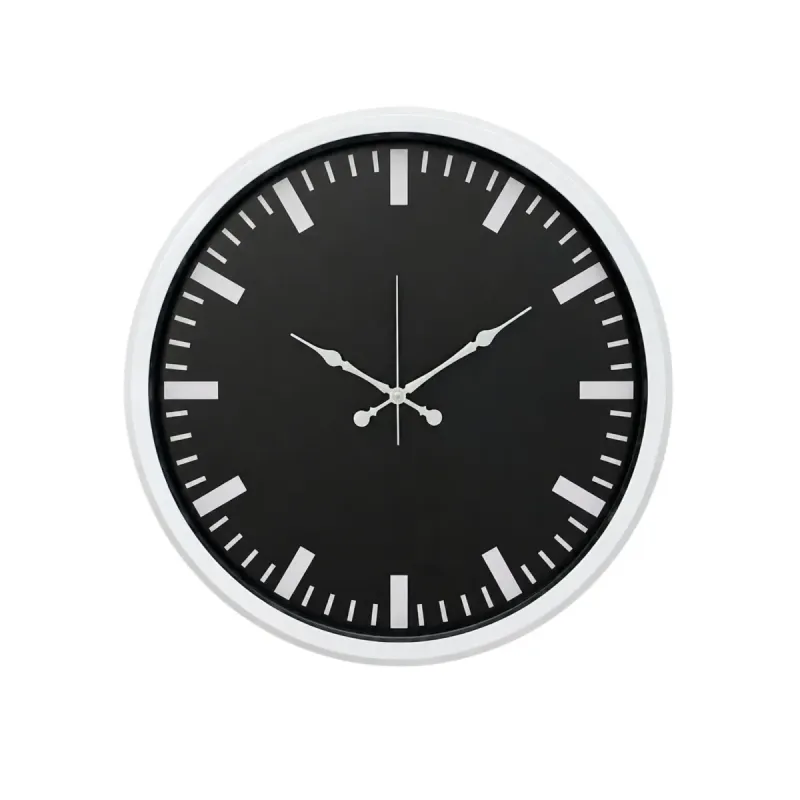 Beyaz Metal Duvar Saati 52 cm · Model 5287W