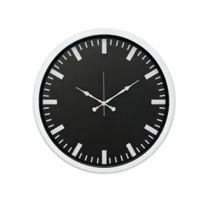Beyaz Metal Duvar Saati 52 cm · Model 5287W