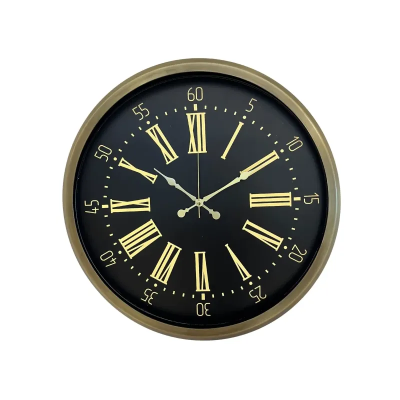 Eskitme Metal Duvar Saati 52 cm · Model 5258E