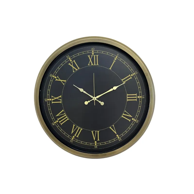 Eskitme Metal Duvar Saati 52 cm · Model 5272E