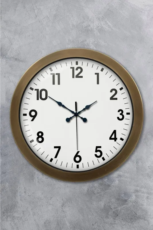 Eskitme Metal Duvar Saati 36 cm · Model 3601E