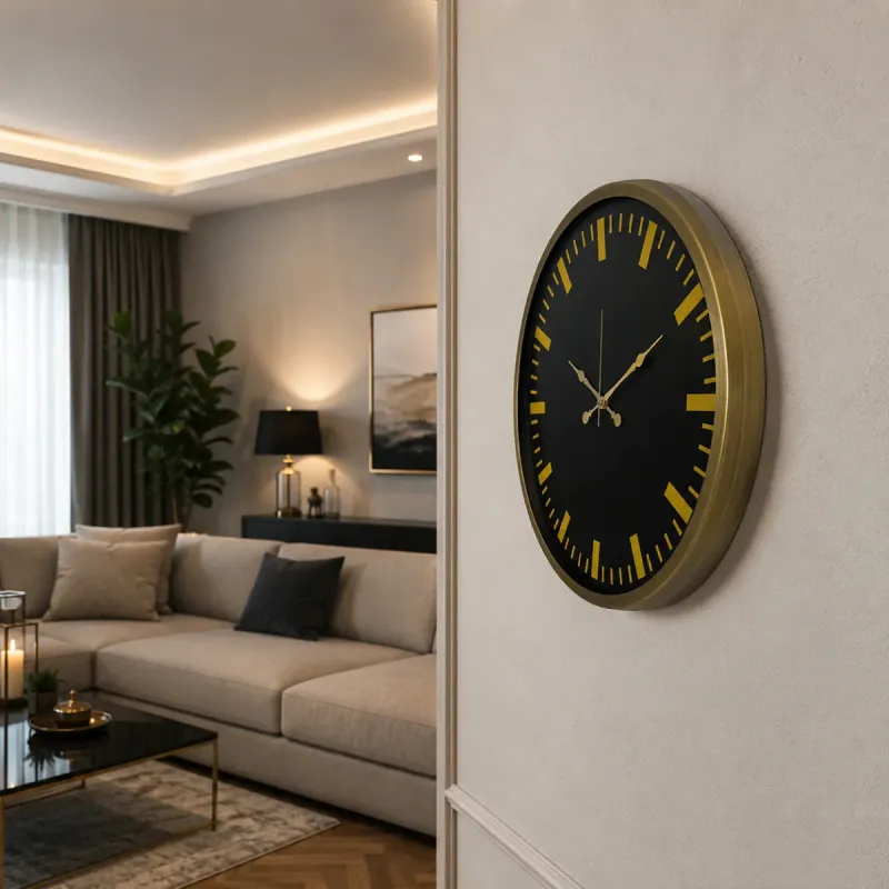 Eskitme Metal Duvar Saati 52 cm · Model 5288E